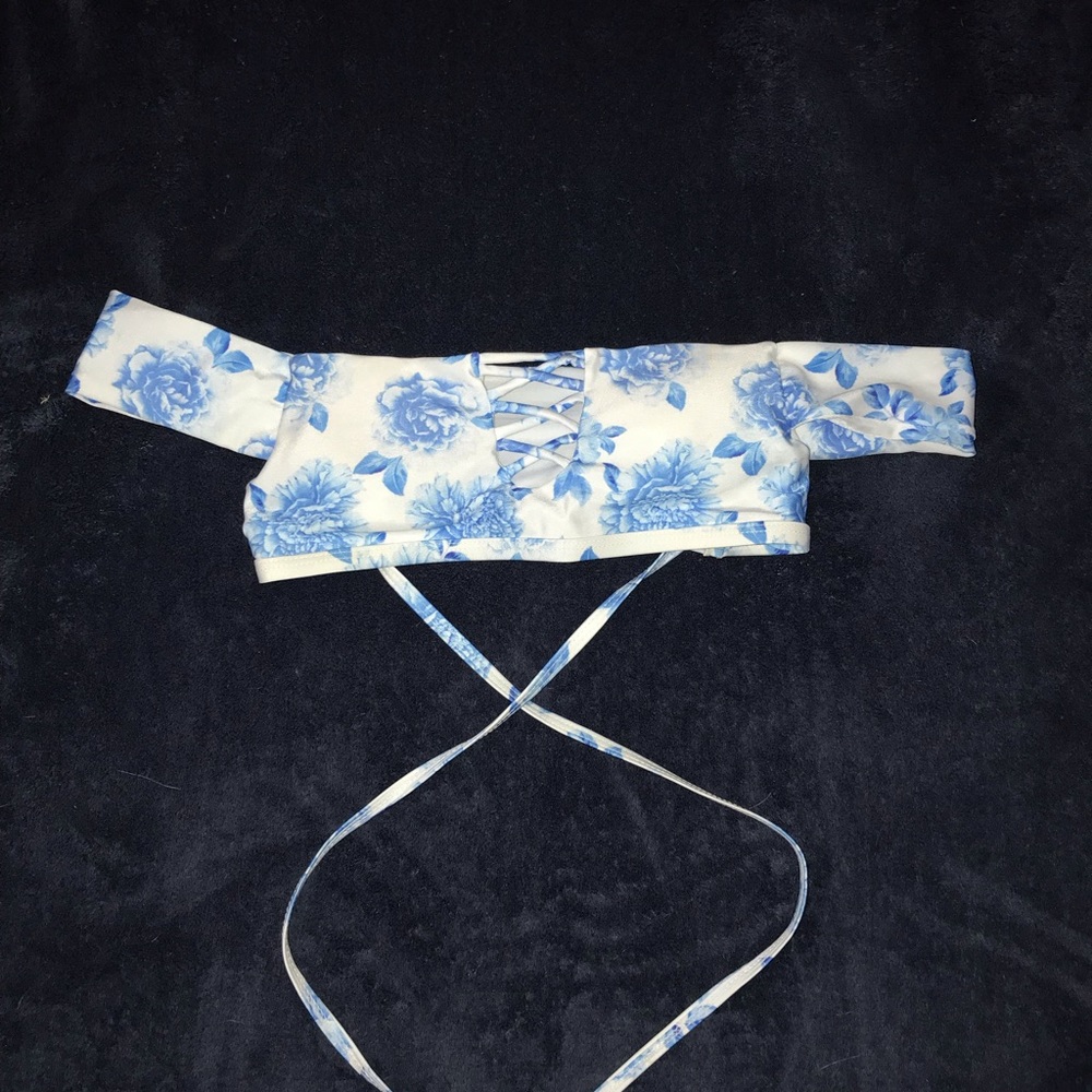 Off the shoulder bikini top